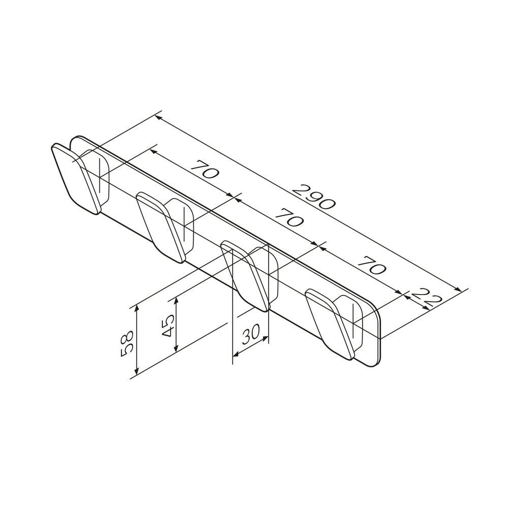 Handtuchhaken AM.PM Inspire 2.0 AIB35900 Chrom