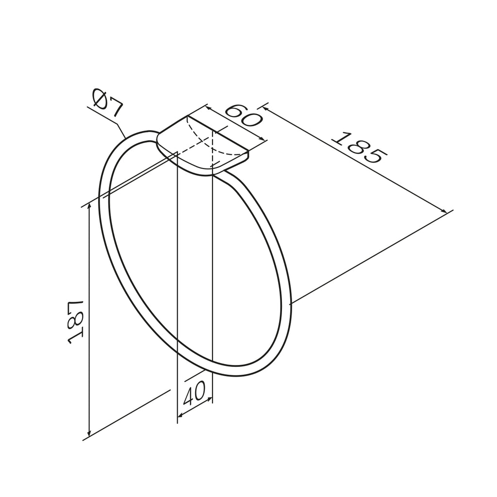 Handtuchring AM.PM Inspire 2.0 AIB34400 Chrom
