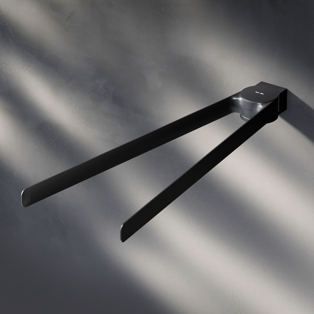 Vešiak na Uteráky AM.PM Inspire 2.0 AIB32622 Dvojitý, Otočný, Čierny