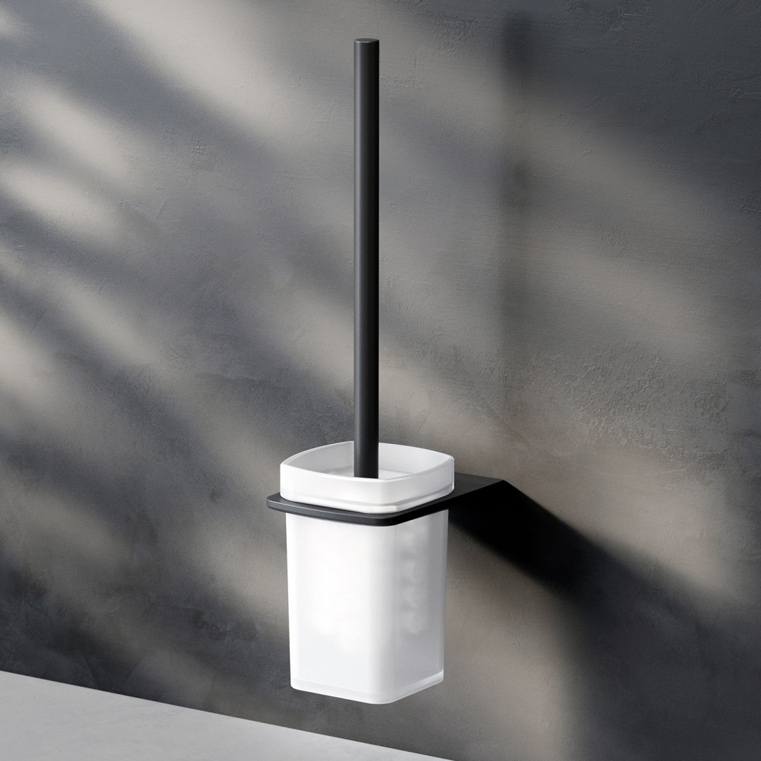 Toaletná Kefa AM.PM Inspire 2.0 AIB33422 Nástenná, Čierna