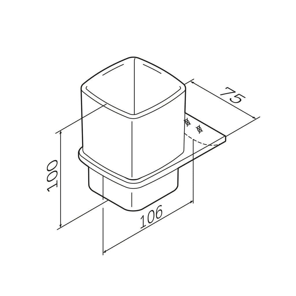 Zahnputzbecher AM.PM Inspire 2.0 AIB34300 Chrom
