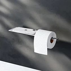 Держатель для туалетной бумаги с полкой AM.PM Sense L A7454300