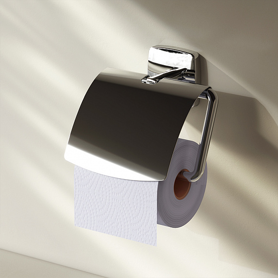 Держатель для туалетной бумаги AM.PM Gem A90341400 с крышкой