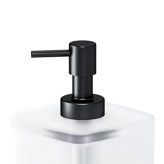Стеклянный диспенсер для жидкого мыла с настенным держателем AM.PM Inspire 2.0 A50A36922 черный