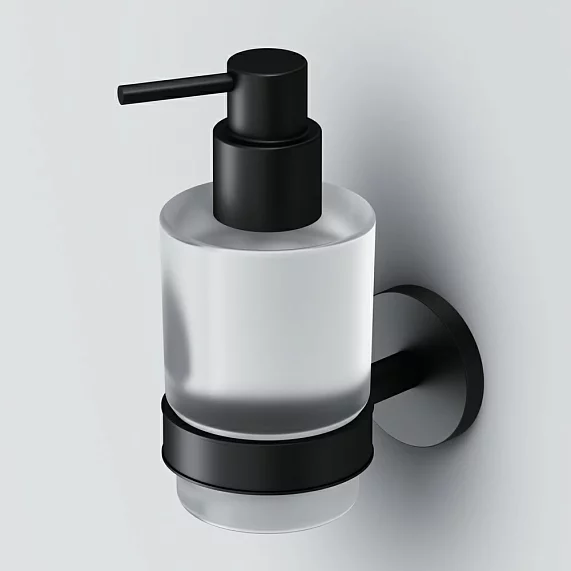 Стеклянный диспенсер для жидкого мыла AM.PM X-Joy A85A36922 черный